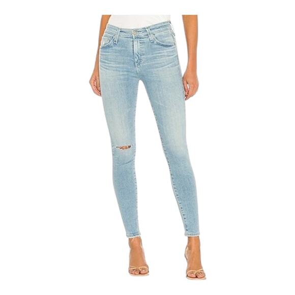 Adriano Goldschmied AG Jeans Farrah Skinny Ankle light blue size 25 - Picture 1 of 6